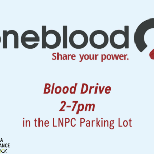 Oneblood blood drive at LNPC