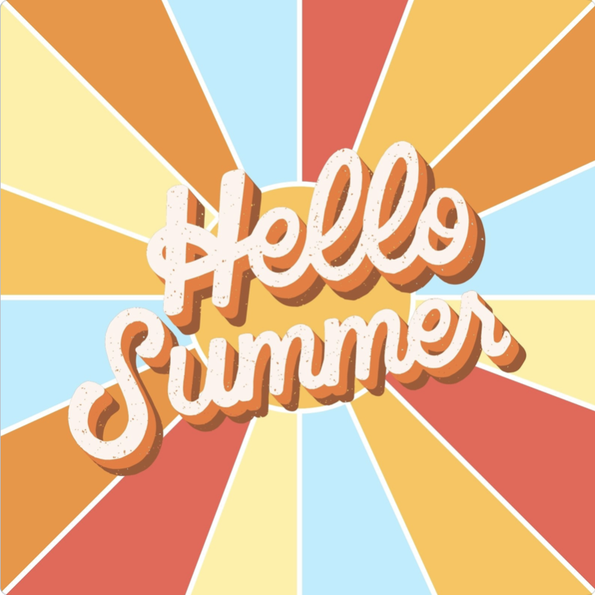 "Hello Summer" Graphic