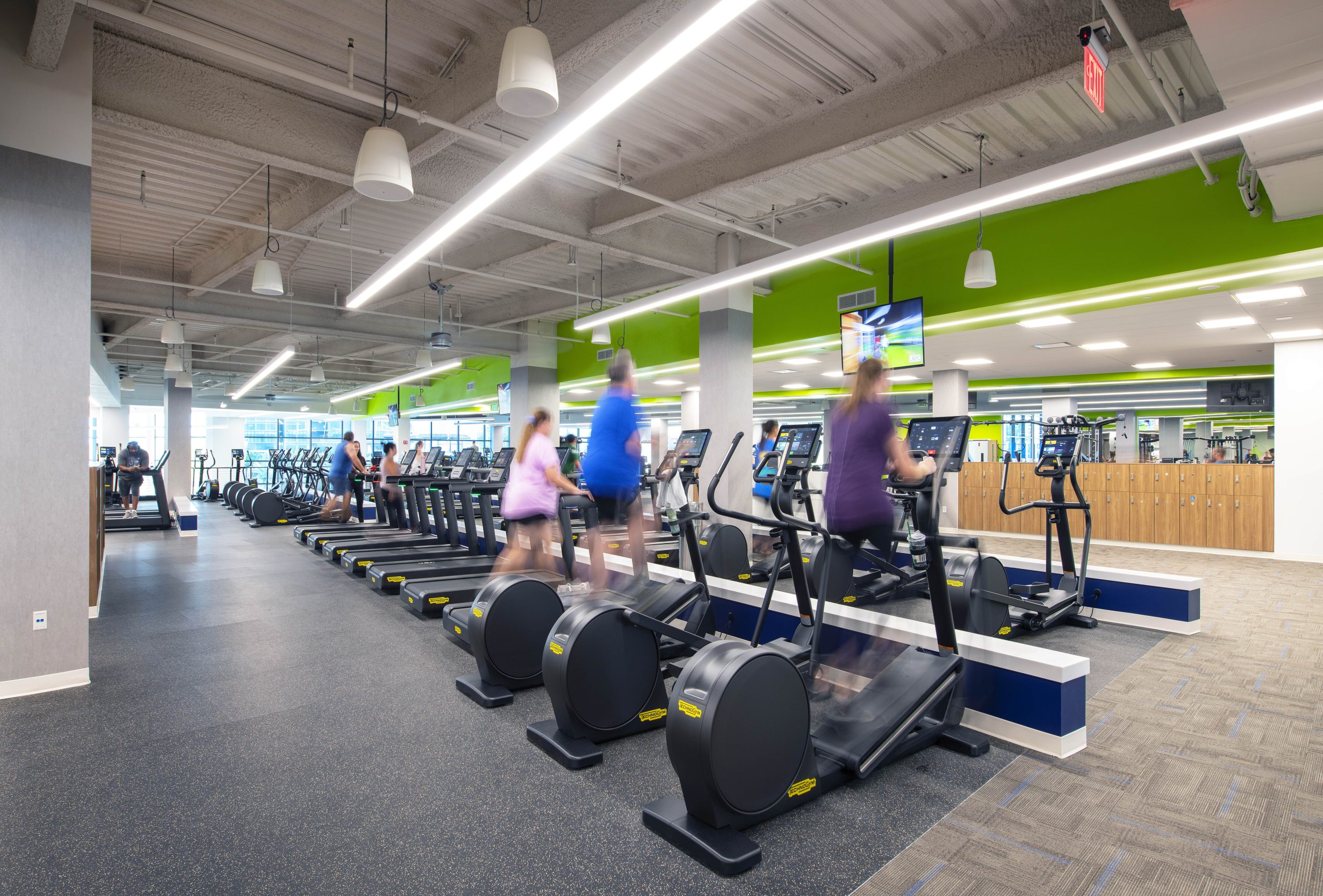 Technogym fitness equipment floor at Lake Nona Performance Club