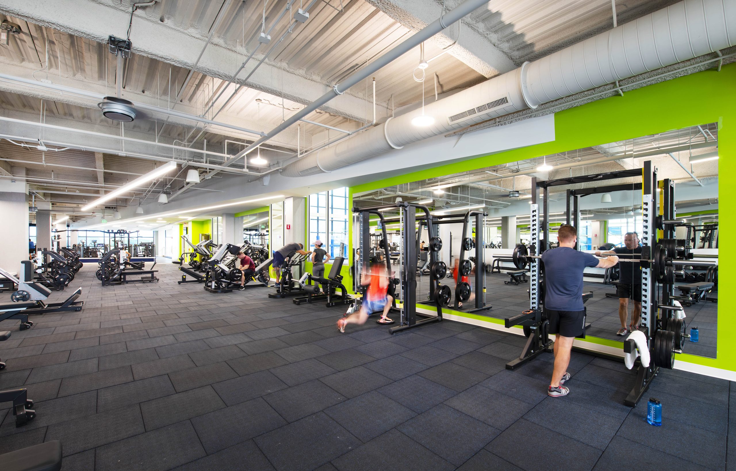 Lake Nona Performance Club Technogym training floor with strength and cardio machines